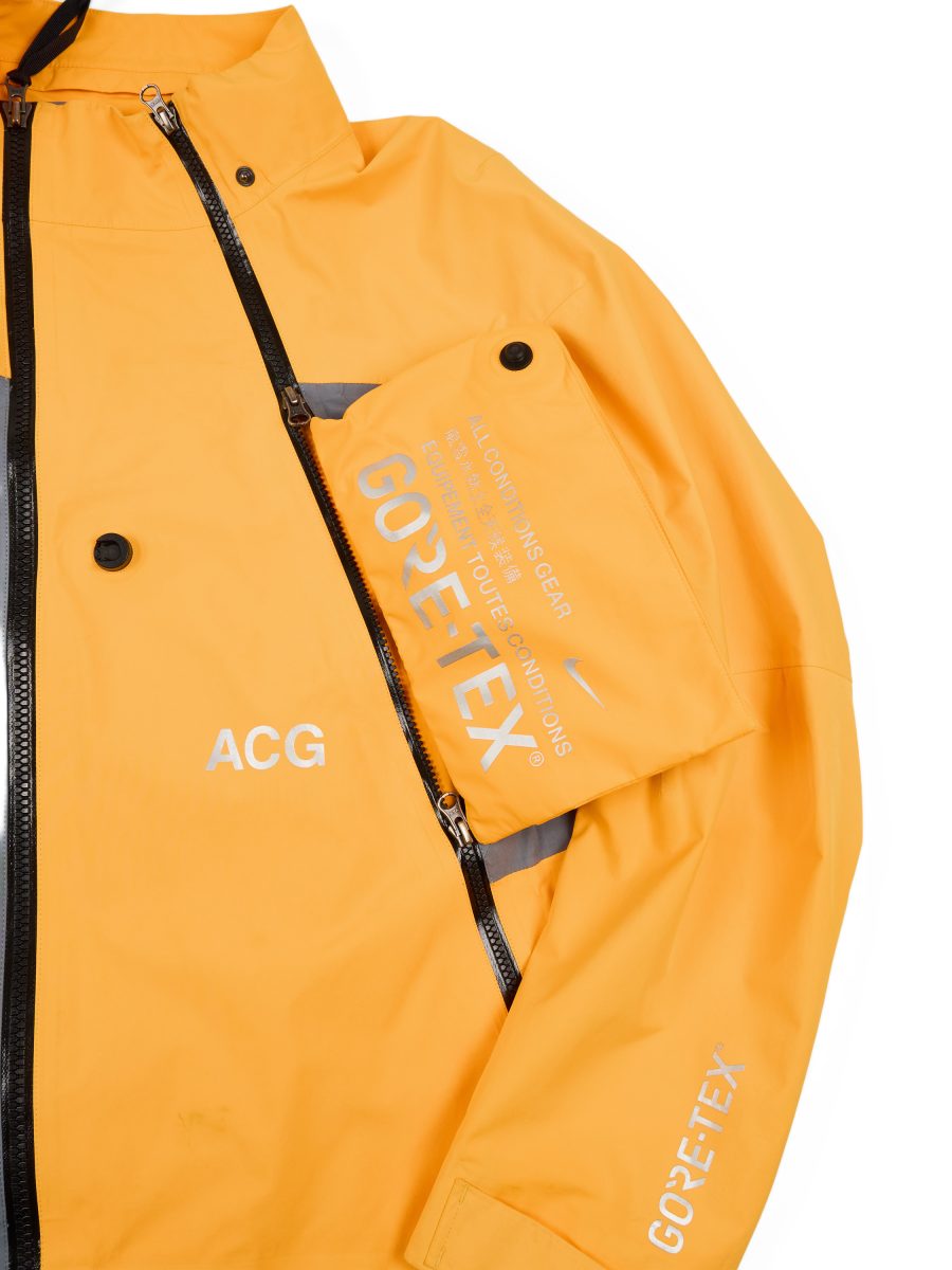 Nike ACG NikeLab Deploy Orange Gore-Tex Shell Jacket Size S — photo 13