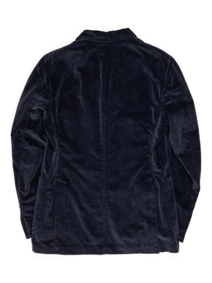 Boglioli K Jacket Navy Cotton Velvet Blazer Jacket Size M — photo 2