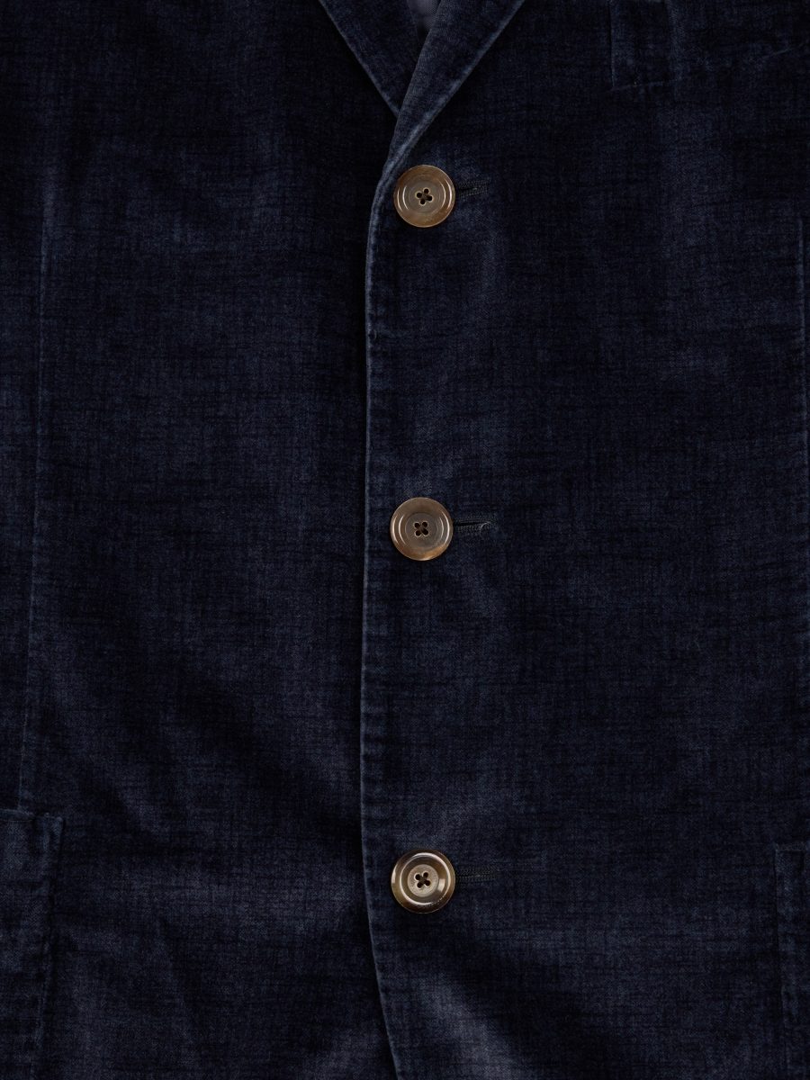 Boglioli K Jacket Navy Cotton Velvet Blazer Jacket Size M — photo 10