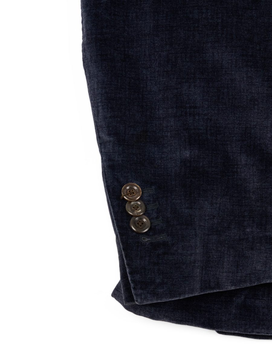 Boglioli K Jacket Navy Cotton Velvet Blazer Jacket Size M — photo 11