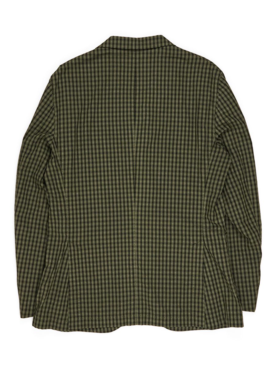 Boglioli K Jacket Green Gingham Check Mens Blazer Size M — photo 2