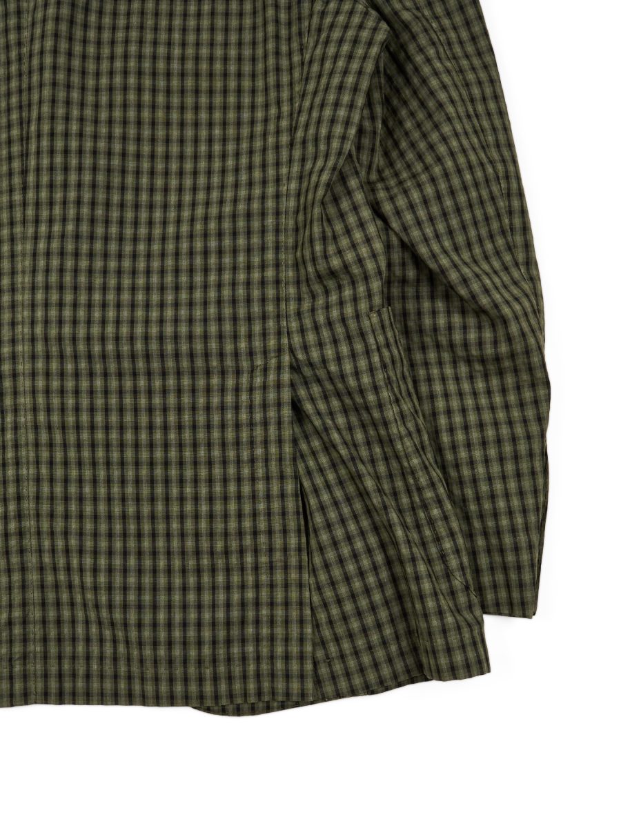 Boglioli K Jacket Green Gingham Check Mens Blazer Size M — photo 8
