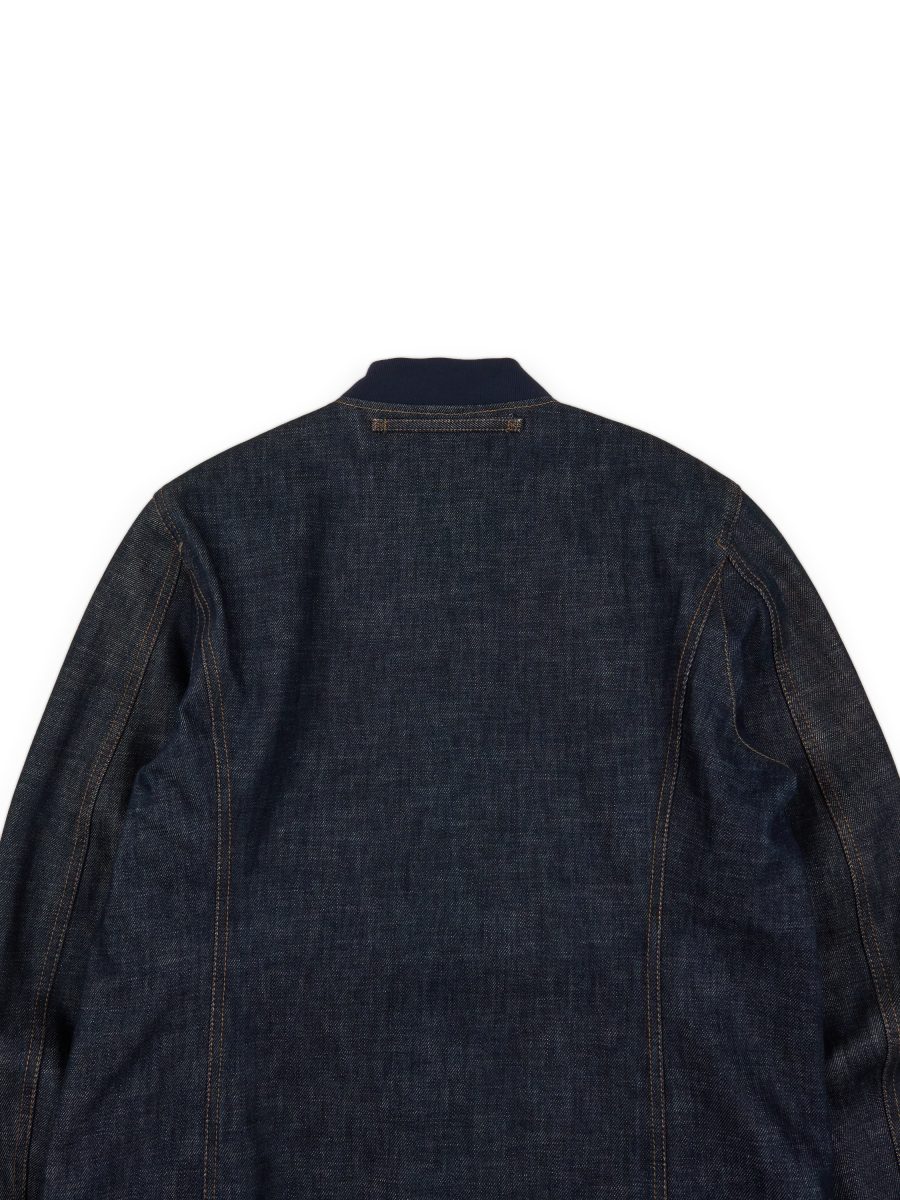 Vintage Prada Linea Rossa Denim Gore-Tex Mens Bomber Size S — photo 7