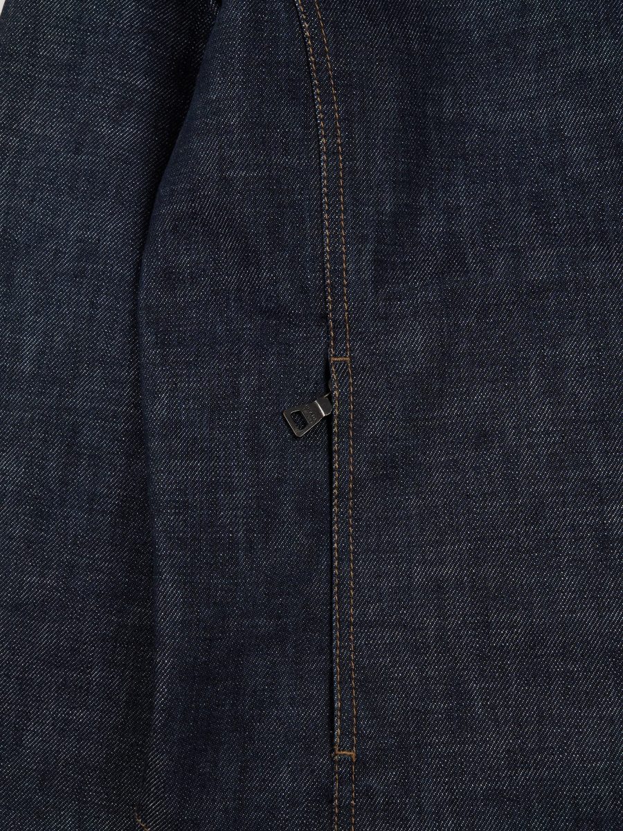 Vintage Prada Linea Rossa Denim Gore-Tex Mens Bomber Size S — photo 8