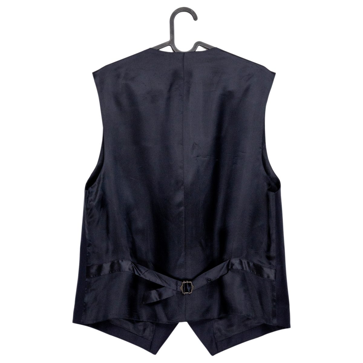 Uli Schott Navy Zegna Traveller Wool Mens Waistcoat Vest — photo 2
