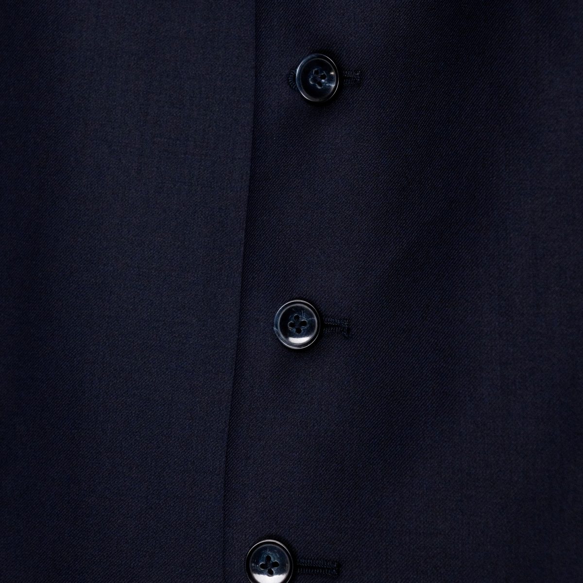 Uli Schott Navy Zegna Traveller Wool Mens Waistcoat Vest — photo 4