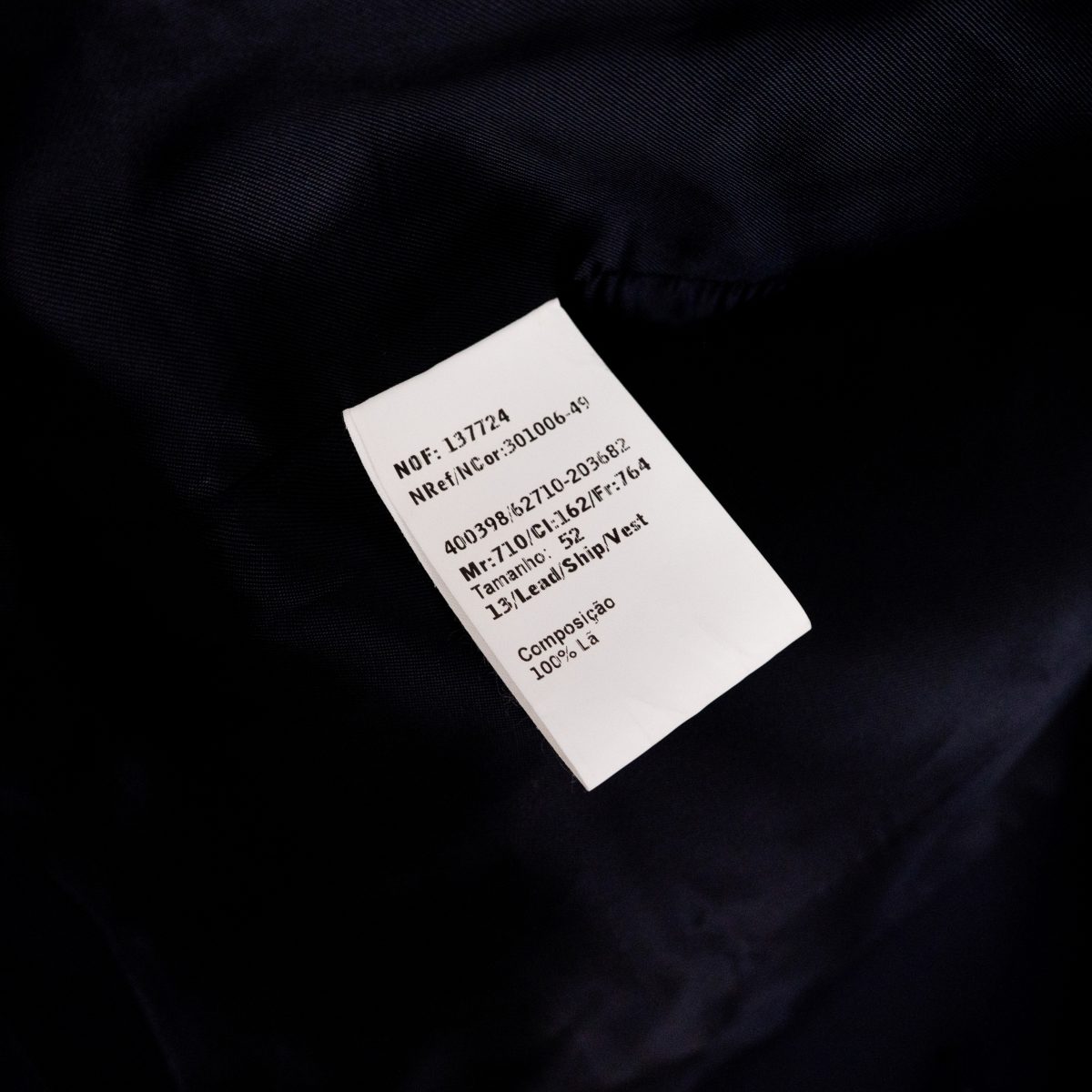 Uli Schott Navy Zegna Traveller Wool Mens Waistcoat Vest — photo 9