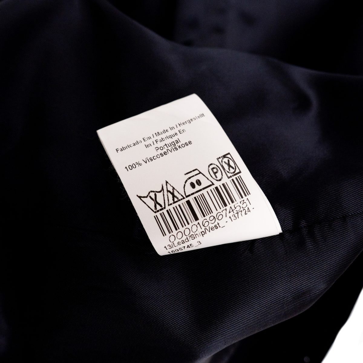 Uli Schott Navy Zegna Traveller Wool Mens Waistcoat Vest — photo 10