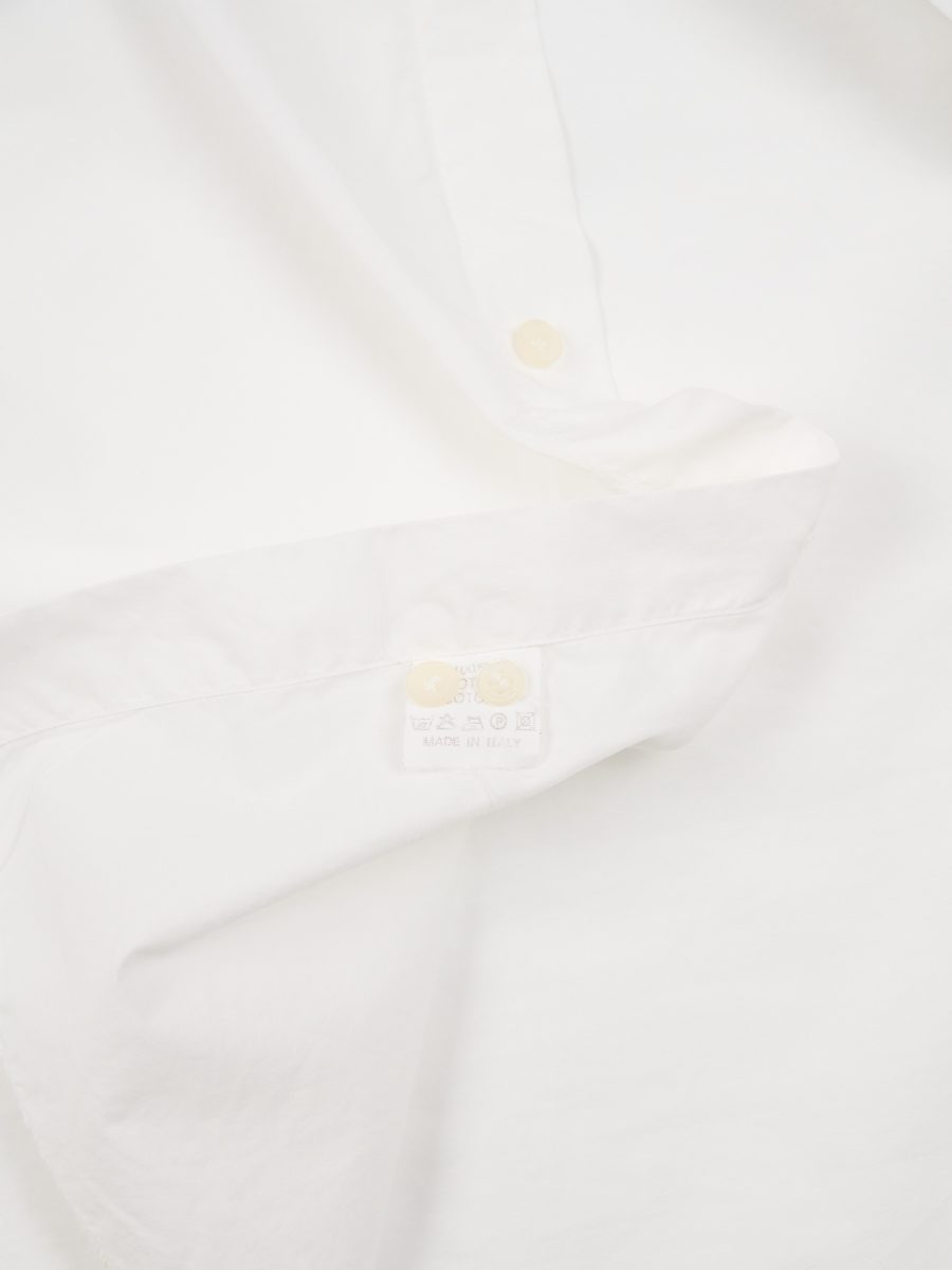 Boglioli White Cotton Cutaway Collar Mens Shirt Top Size L — photo 10