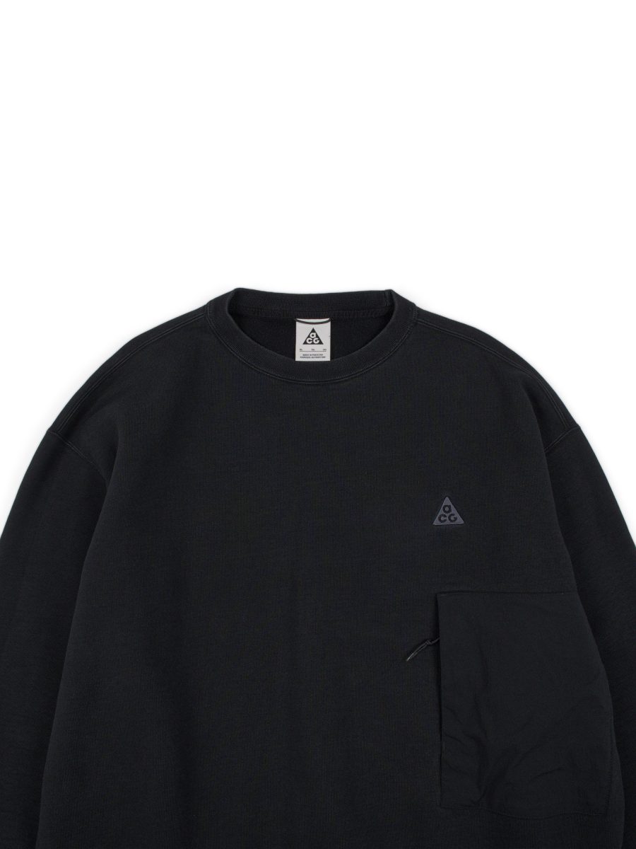 Nike ACG Crew Fleece Black Oversized Mens Sweatshirt Size XL — photo 2
