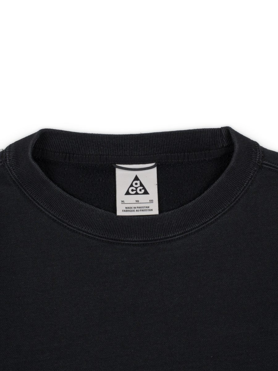 Nike ACG Crew Fleece Black Oversized Mens Sweatshirt Size XL — photo 5