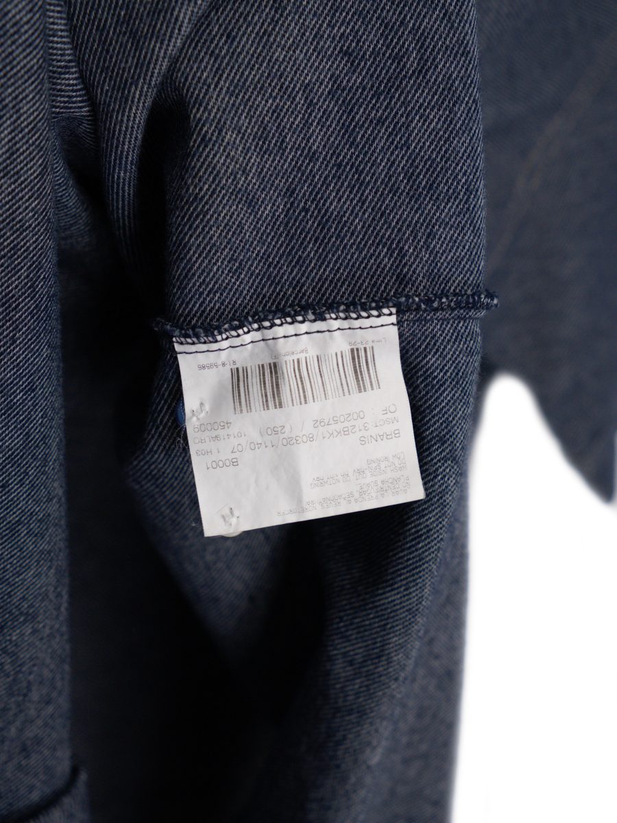 Vintage Burberry London Gray Button Down Check Polo Shirt — photo 8