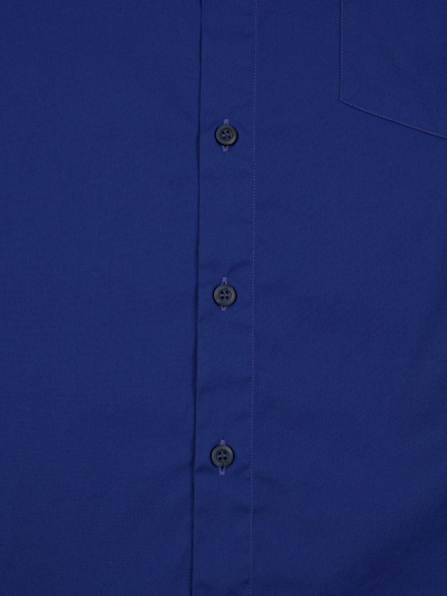 Vintage Prada Milano Blue Stretch Cotton Mens Shirt Size L — photo 5