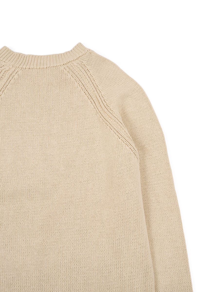 Margaret Howell Ecru Cotton Cable Knit Mens Sweater Size M — photo 7