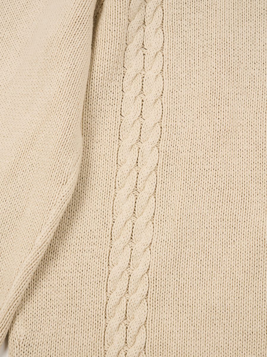 Margaret Howell Ecru Cotton Cable Knit Mens Sweater Size M — photo 8