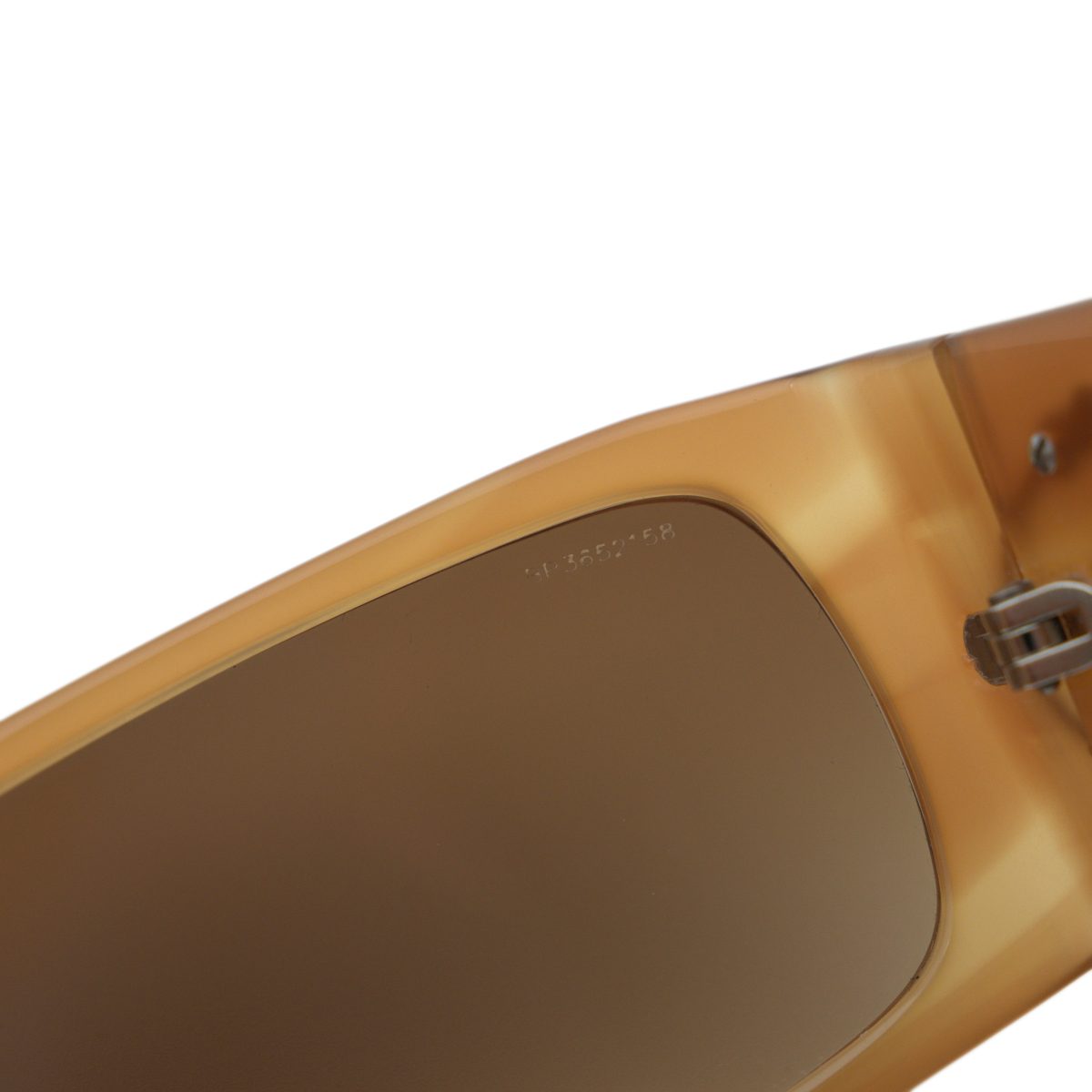 Vintage Prada SPR 10H Brown Wraparound Logo Y2K Sunglasses — photo 7
