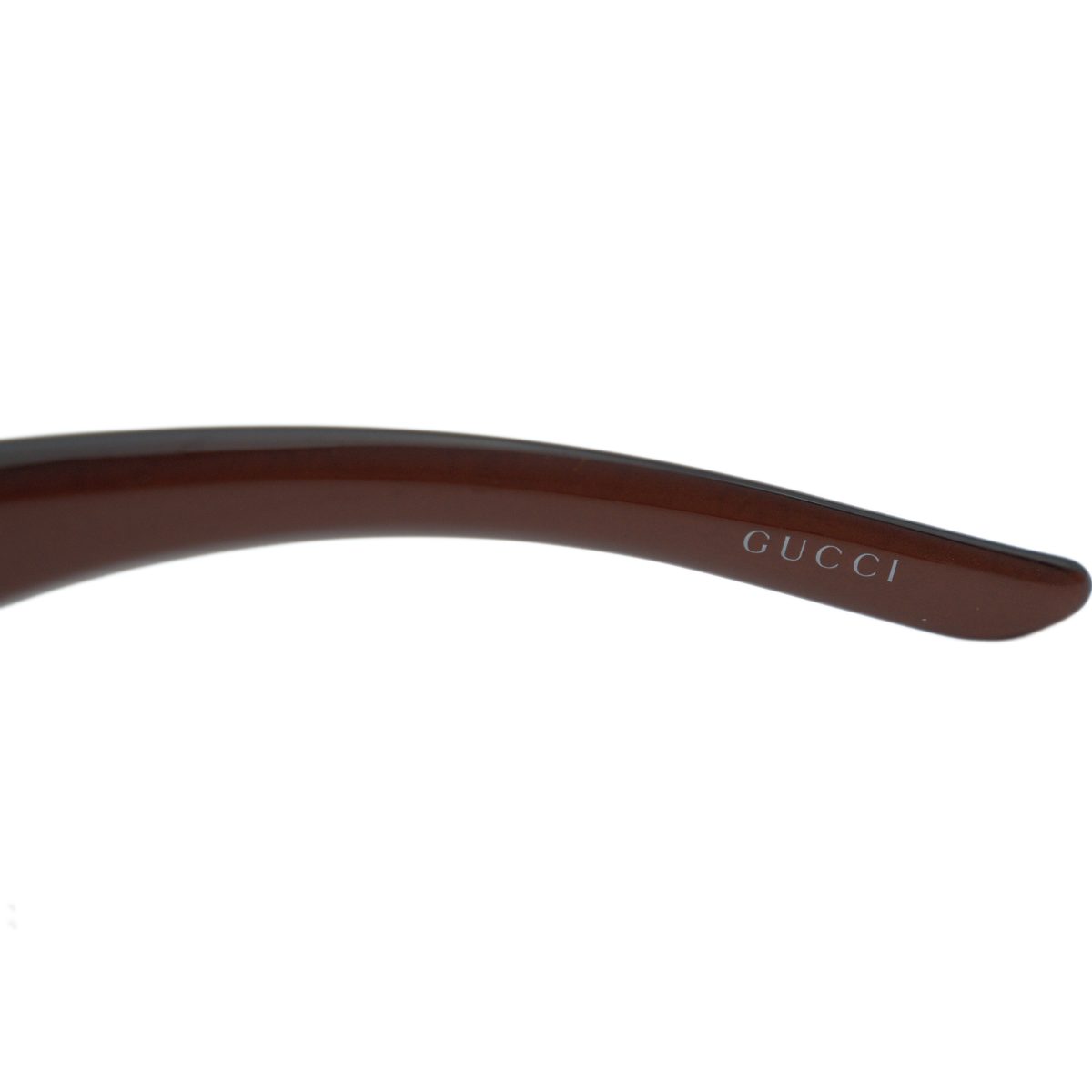 Vintage Gucci GG 1564 Brown Wraparound GG Logo Sunglasses — photo 6