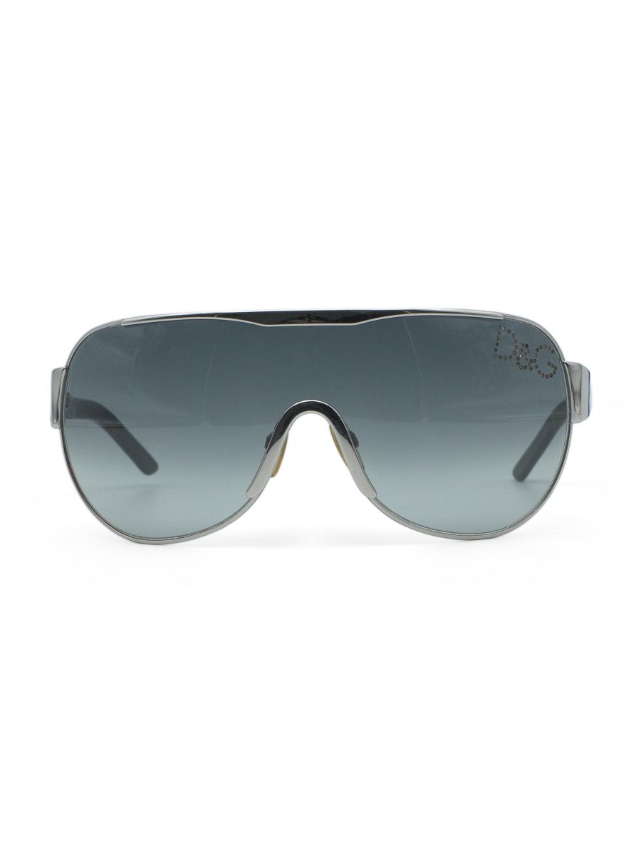Vintage Dolce Gabbana DG 6011 Crystal Shield Sunglasses — photo 2