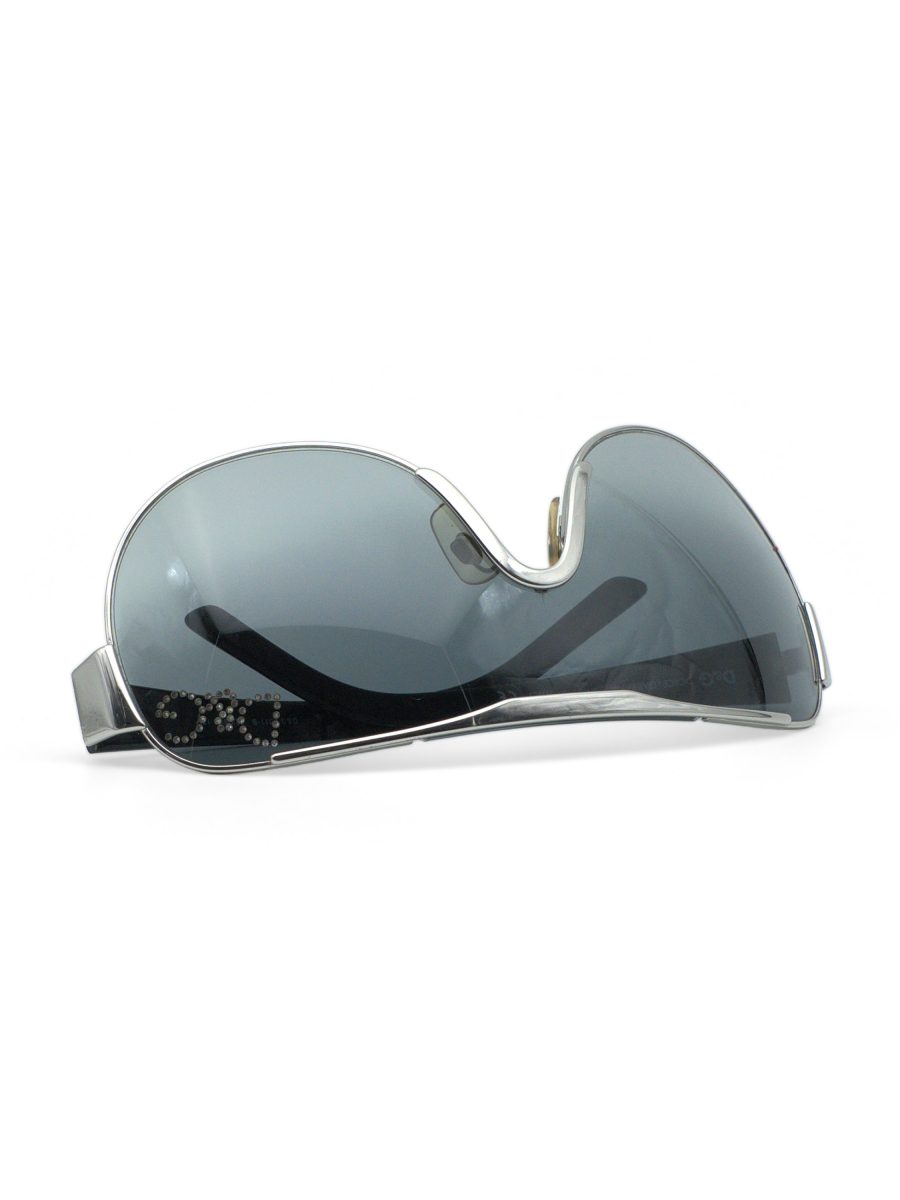 Vintage Dolce Gabbana DG 6011 Crystal Shield Sunglasses — photo 9