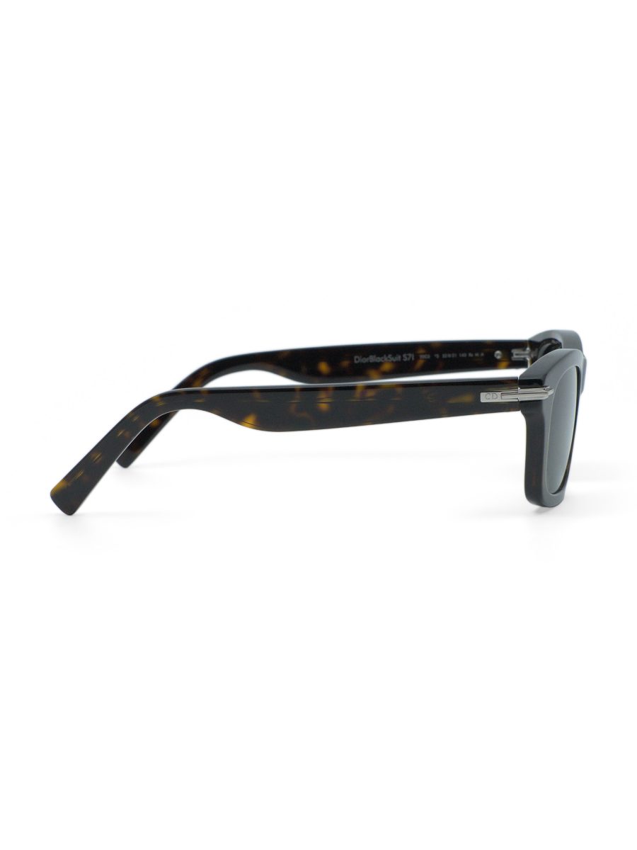 Dior DiorBlackSuit S71 Havana CD Logo Rectangle Sunglasses — photo 3