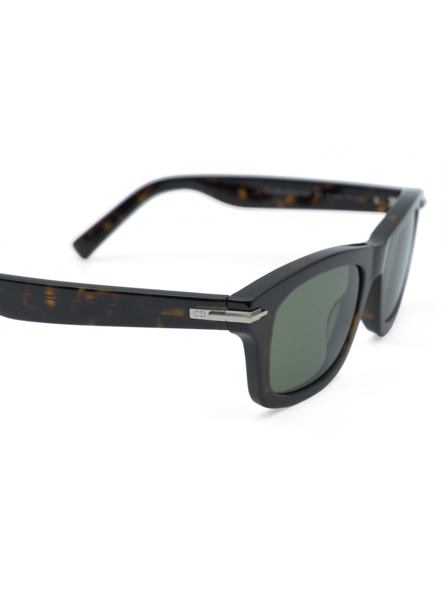 Dior DiorBlackSuit S71 Havana CD Logo Rectangle Sunglasses — photo 4