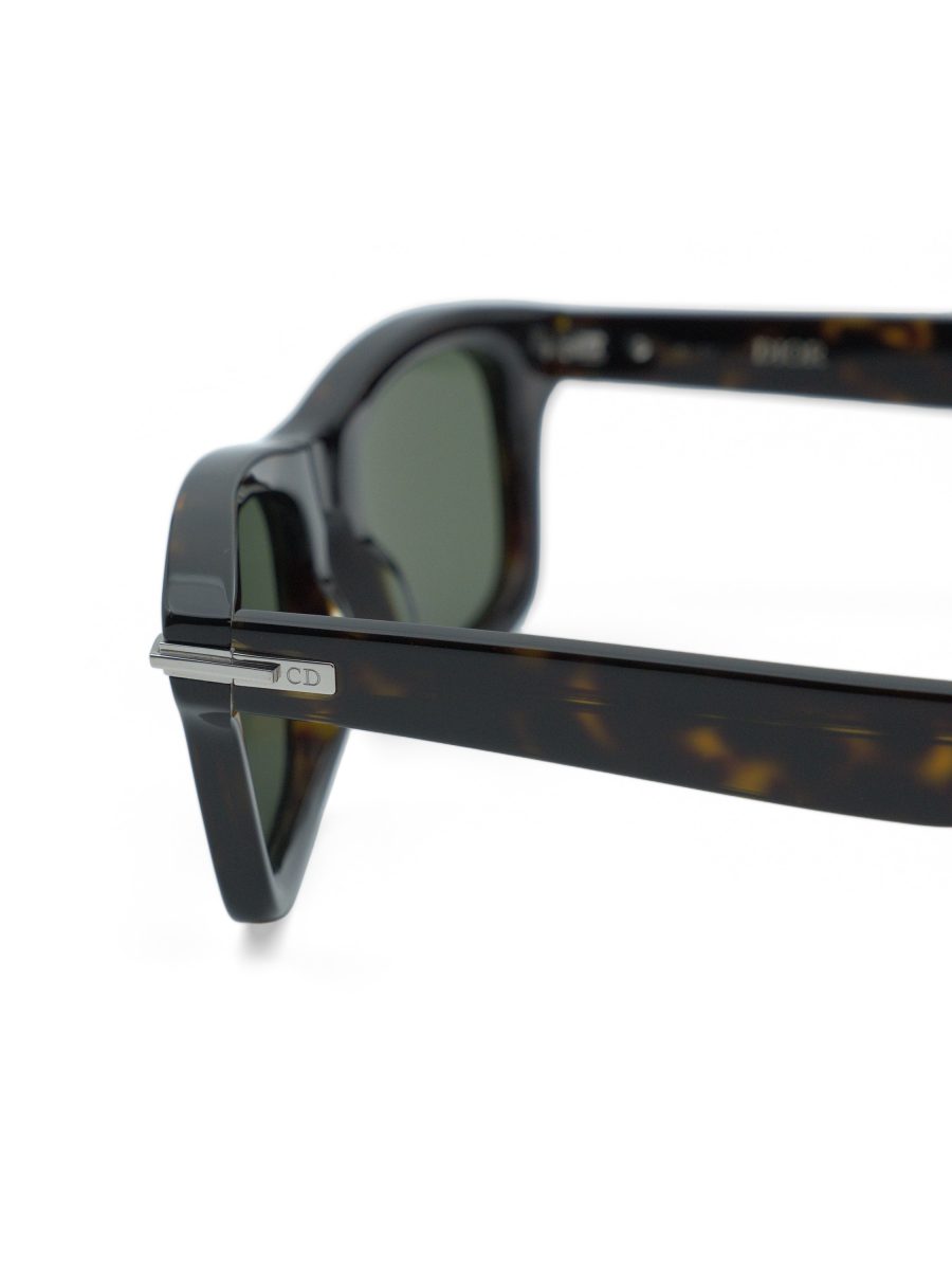 Dior DiorBlackSuit S71 Havana CD Logo Rectangle Sunglasses — photo 5