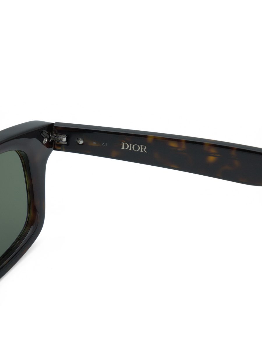 Dior DiorBlackSuit S71 Havana CD Logo Rectangle Sunglasses — photo 6