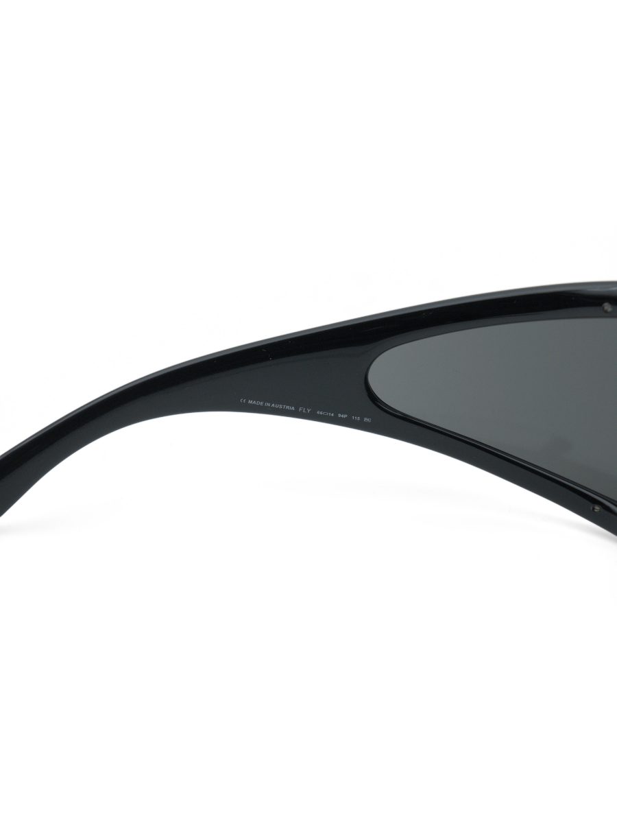 Vintage Dior Fly Black Grey Wraparound Side Lens Sunglasses — photo 7