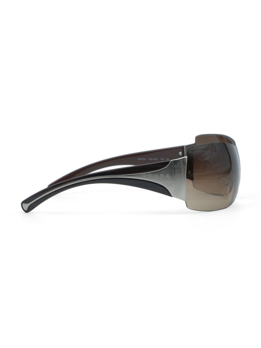 Vintage Prada SPR 04I Brown Gradient Rimless Sunglasses — photo 3