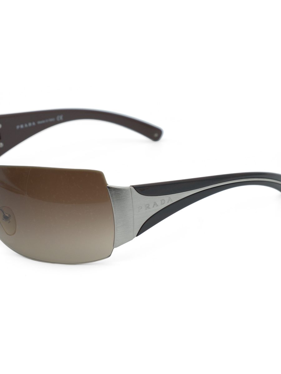 Vintage Prada SPR 04I Brown Gradient Rimless Sunglasses — photo 5