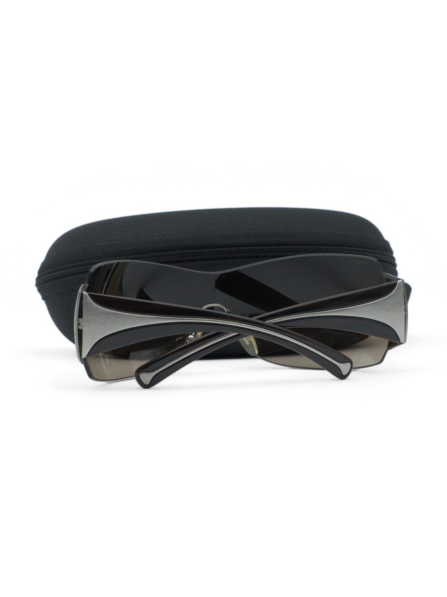 Vintage Prada SPR 04I Brown Gradient Rimless Sunglasses — photo 9