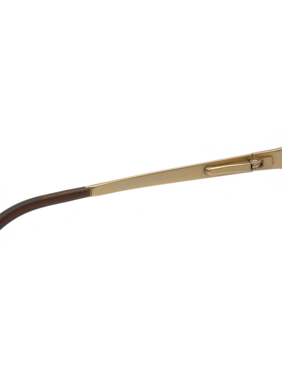 Vintage Prada SPR 58G Gold Brown Wrap Womens Sunglasses — photo 7