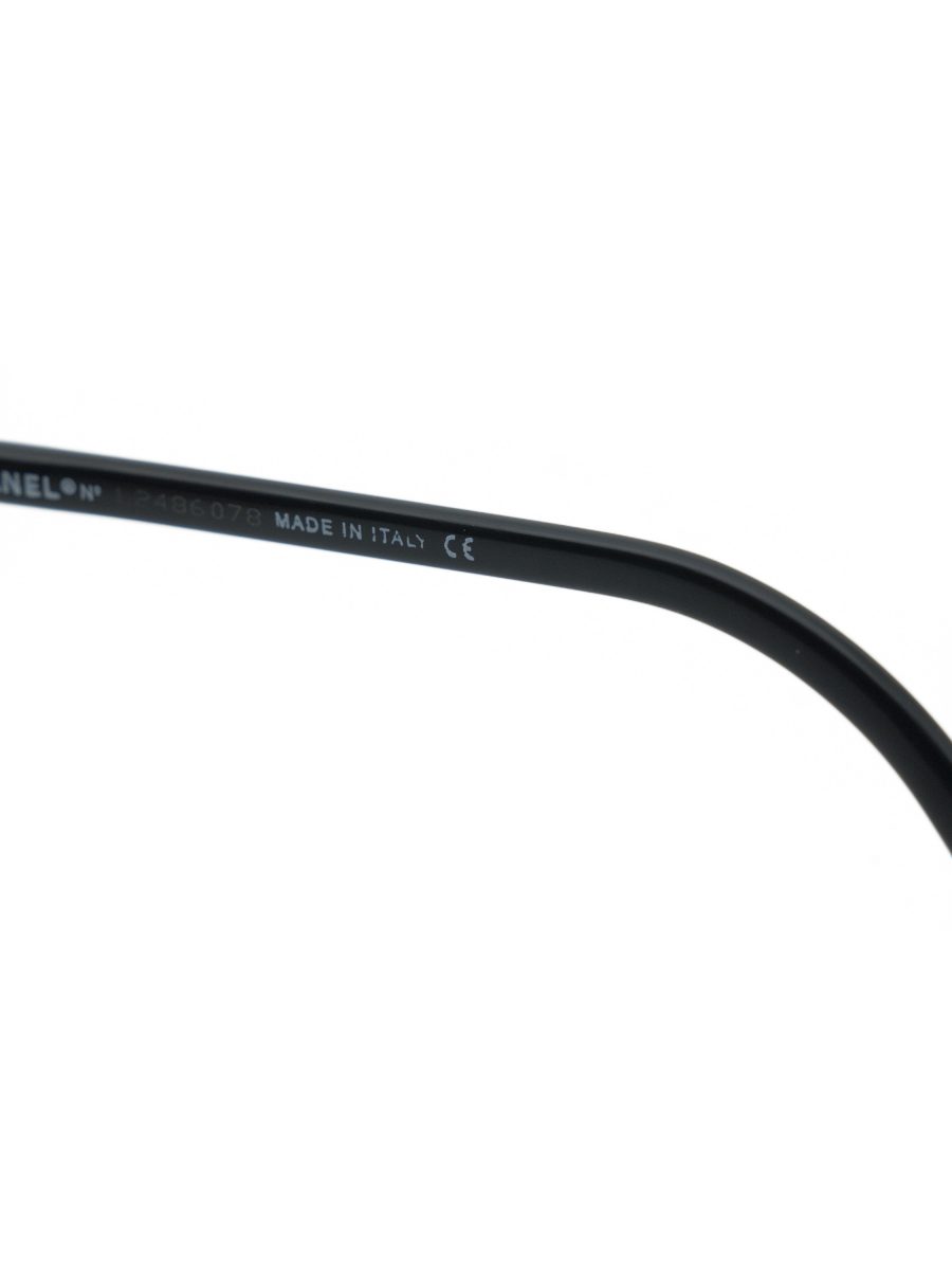 Vintage Chanel 4027 Black Gradient Rimless CC Sunglasses — photo 7