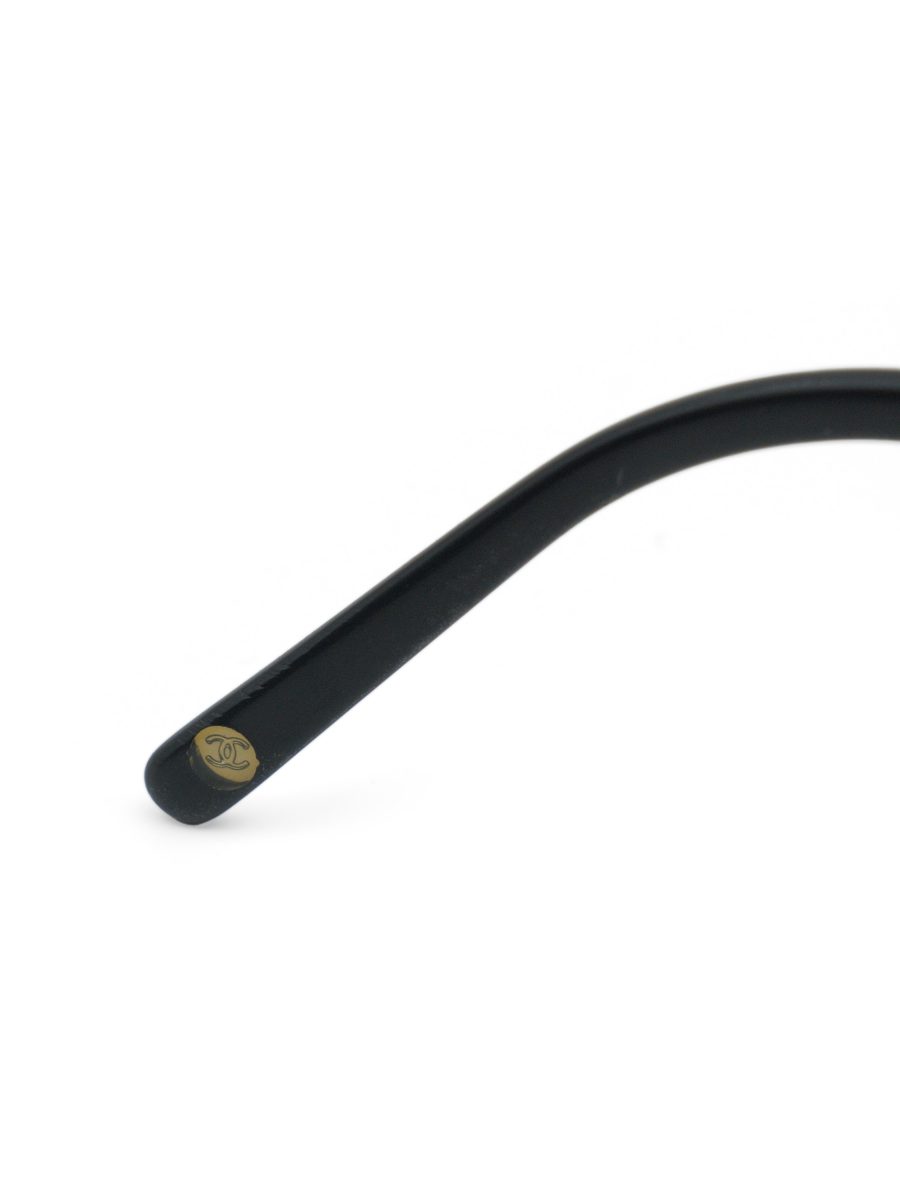Vintage Chanel 4027 Black Gradient Rimless CC Sunglasses — photo 9