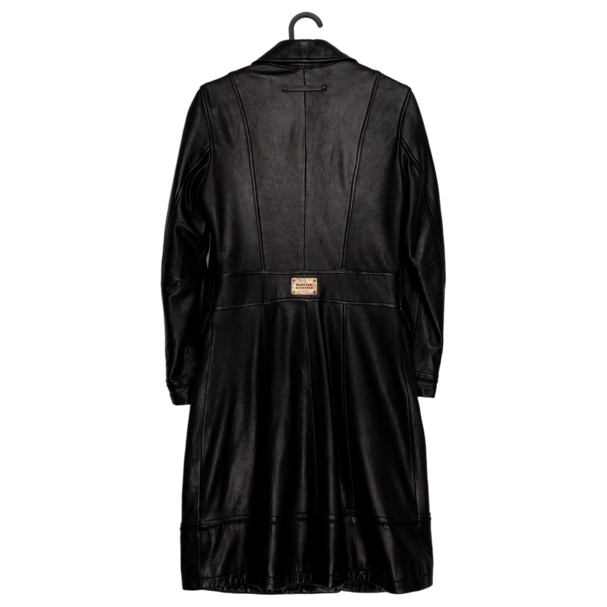 Jean Paul Gaultier Black Leather Western Womens Coat Jacket — photo 2