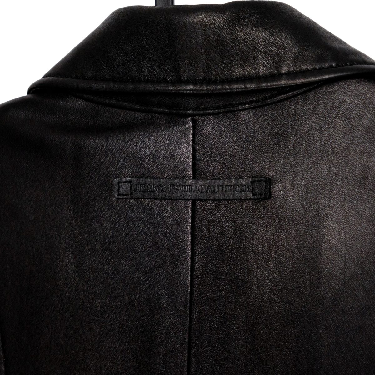 Jean Paul Gaultier Black Leather Western Womens Coat Jacket — photo 11
