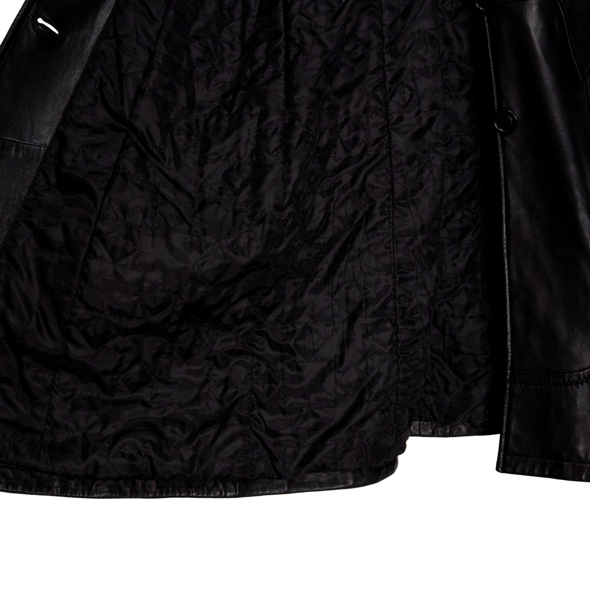 Jean Paul Gaultier Black Leather Western Womens Coat Jacket — photo 13