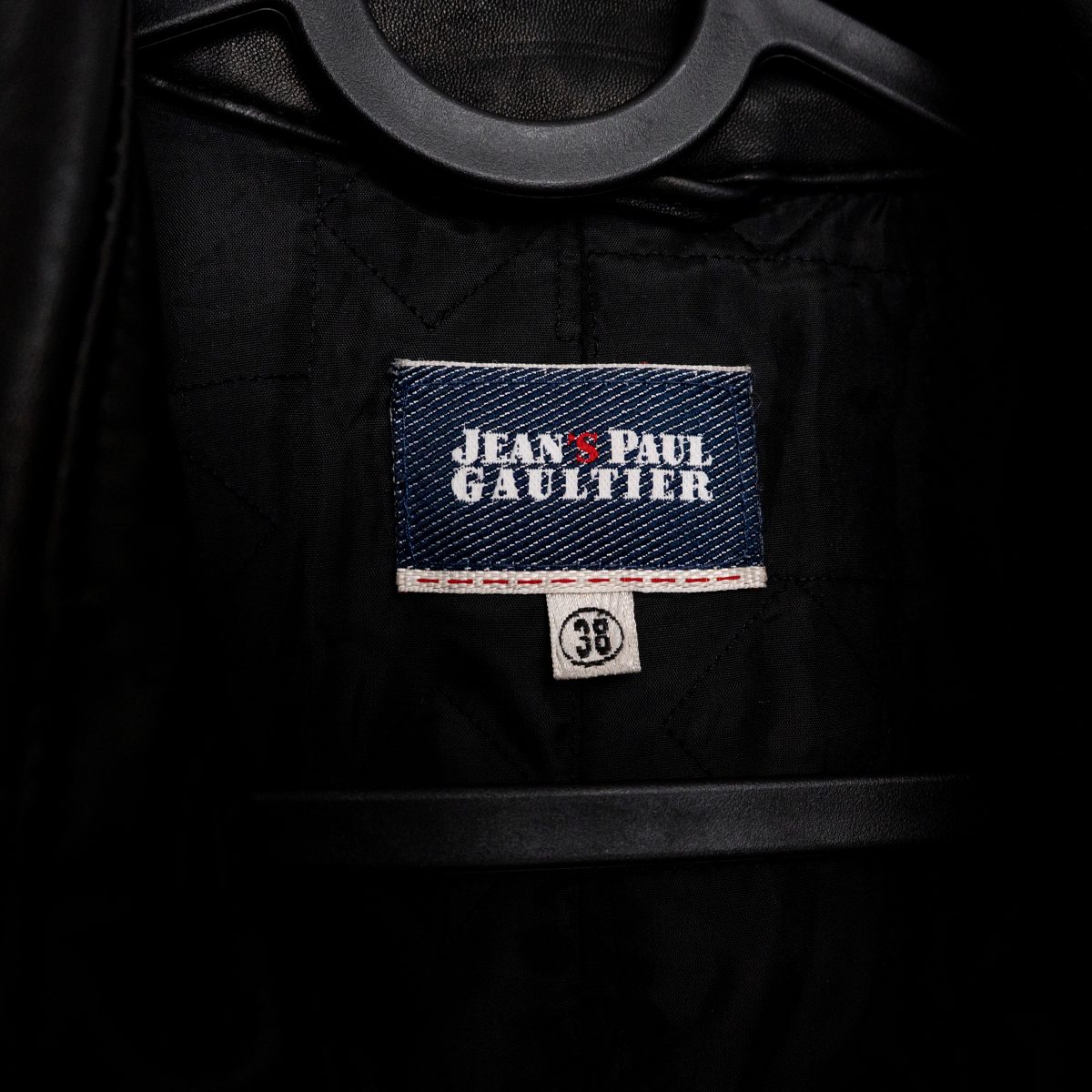 Jean Paul Gaultier Black Leather Western Womens Coat Jacket — photo 14