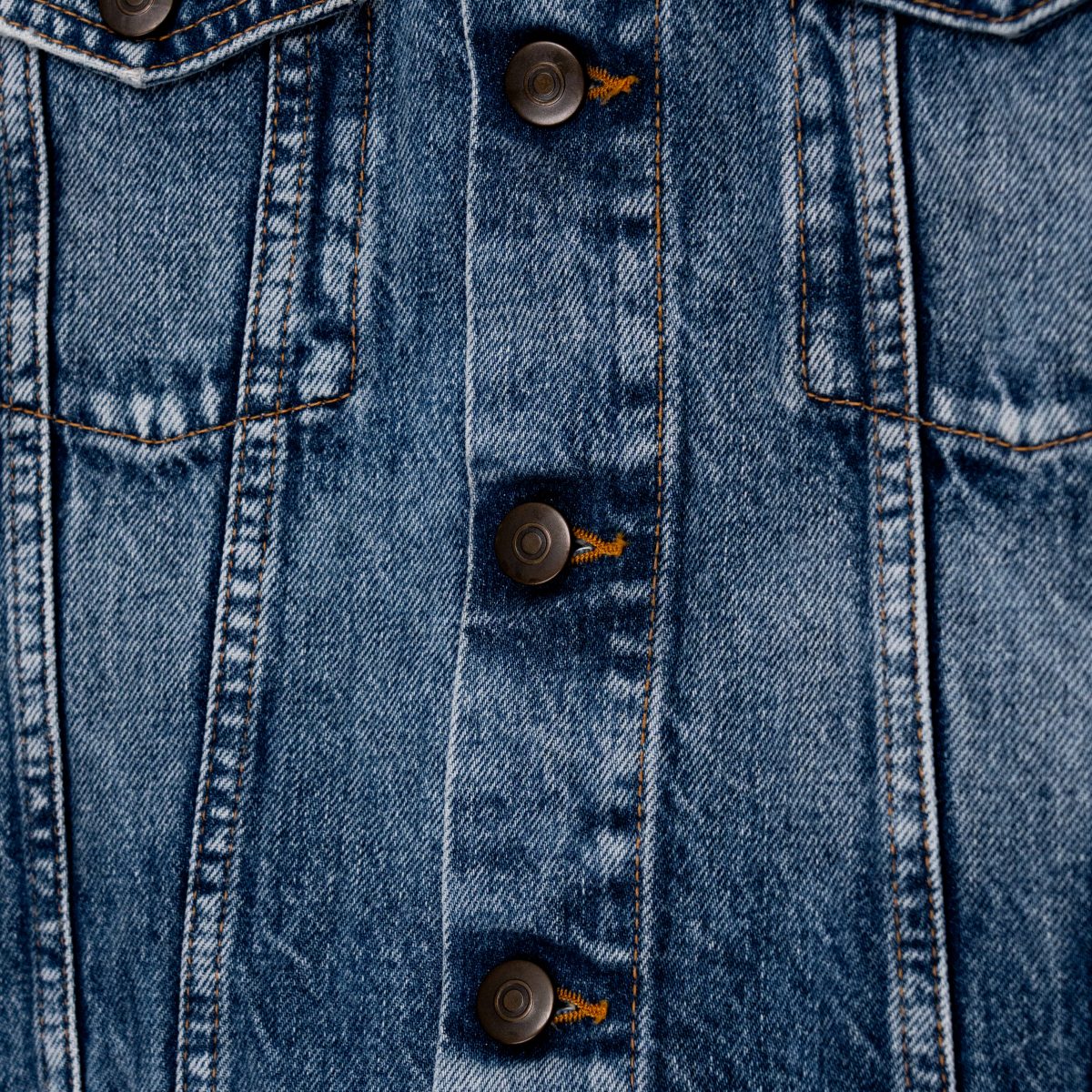 Maison Margiela Blue Washed Denim Trucker Vest Gilet Size S — photo 5