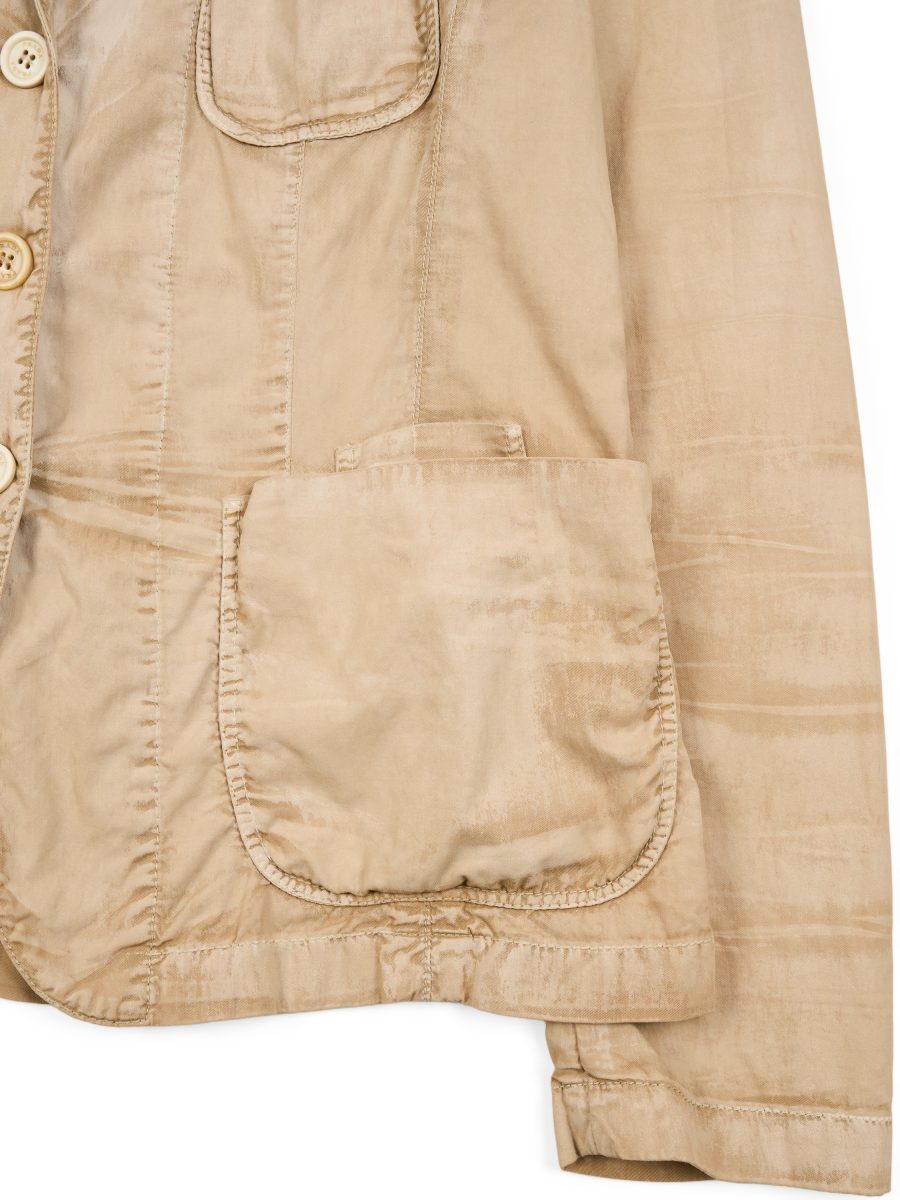 Vintage Prada Sport Tan Tie Dye Womens Blazer Jacket Size S — photo 8