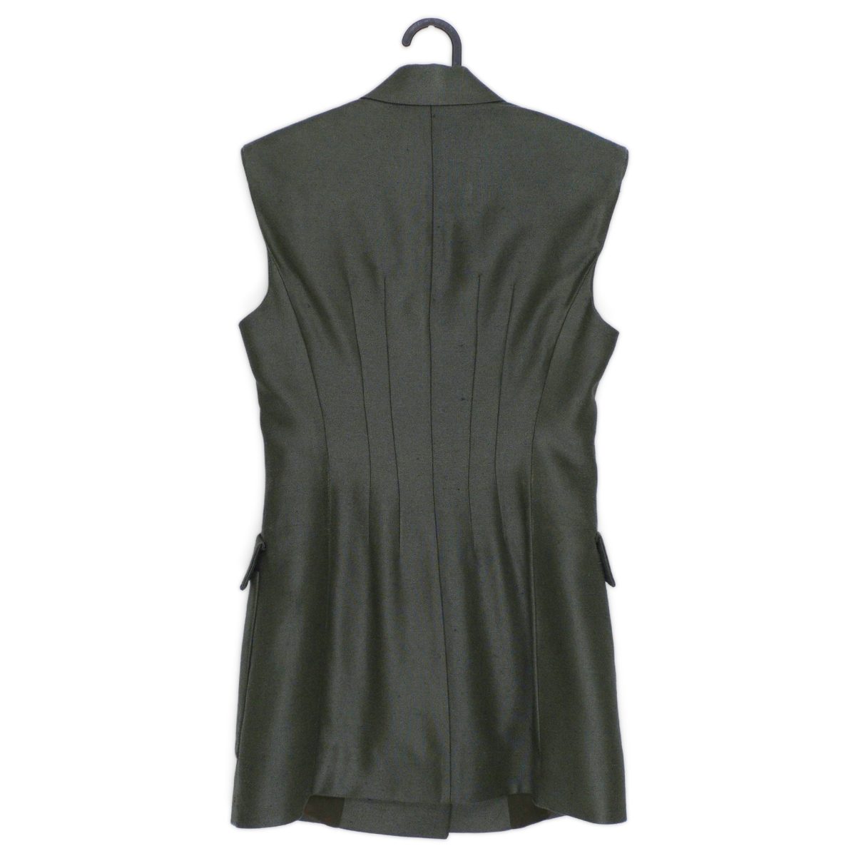 Donatella Versace SS16 Army Jungle Green Belted Dress Jacket — photo 2