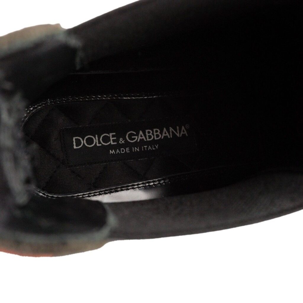 Dolce Gabbana Classic Suede Chelsea Leather Boots — photo 10