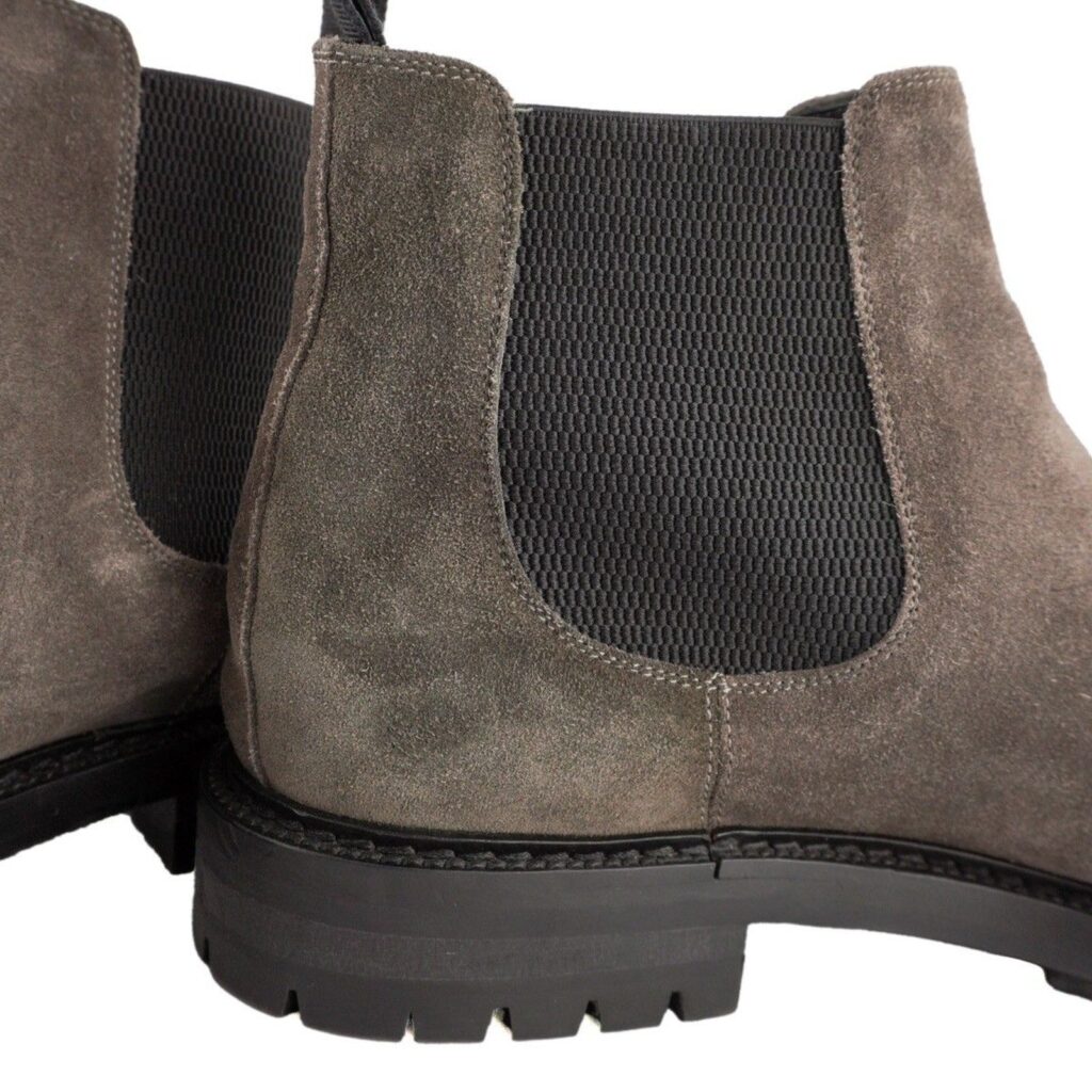 Dolce Gabbana Classic Suede Chelsea Leather Boots — photo 9