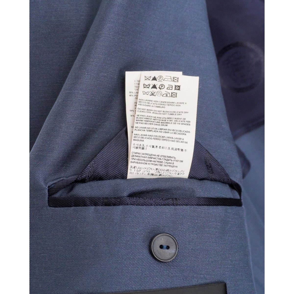 Gianni Versace Medusa Greca Logo Linen Blend Blazer Jacket — photo 16