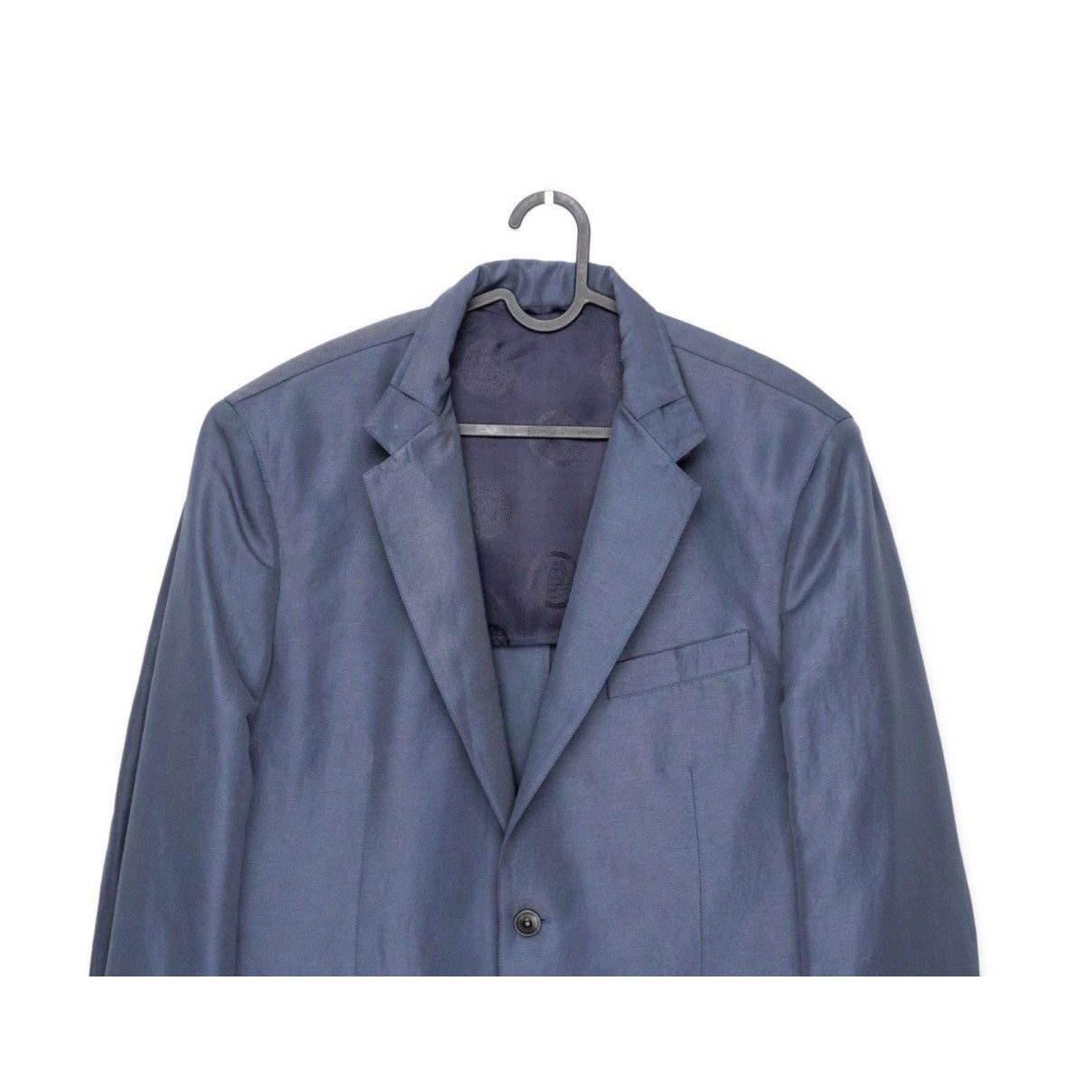 Gianni Versace Medusa Greca Logo Linen Blend Blazer Jacket — photo 2