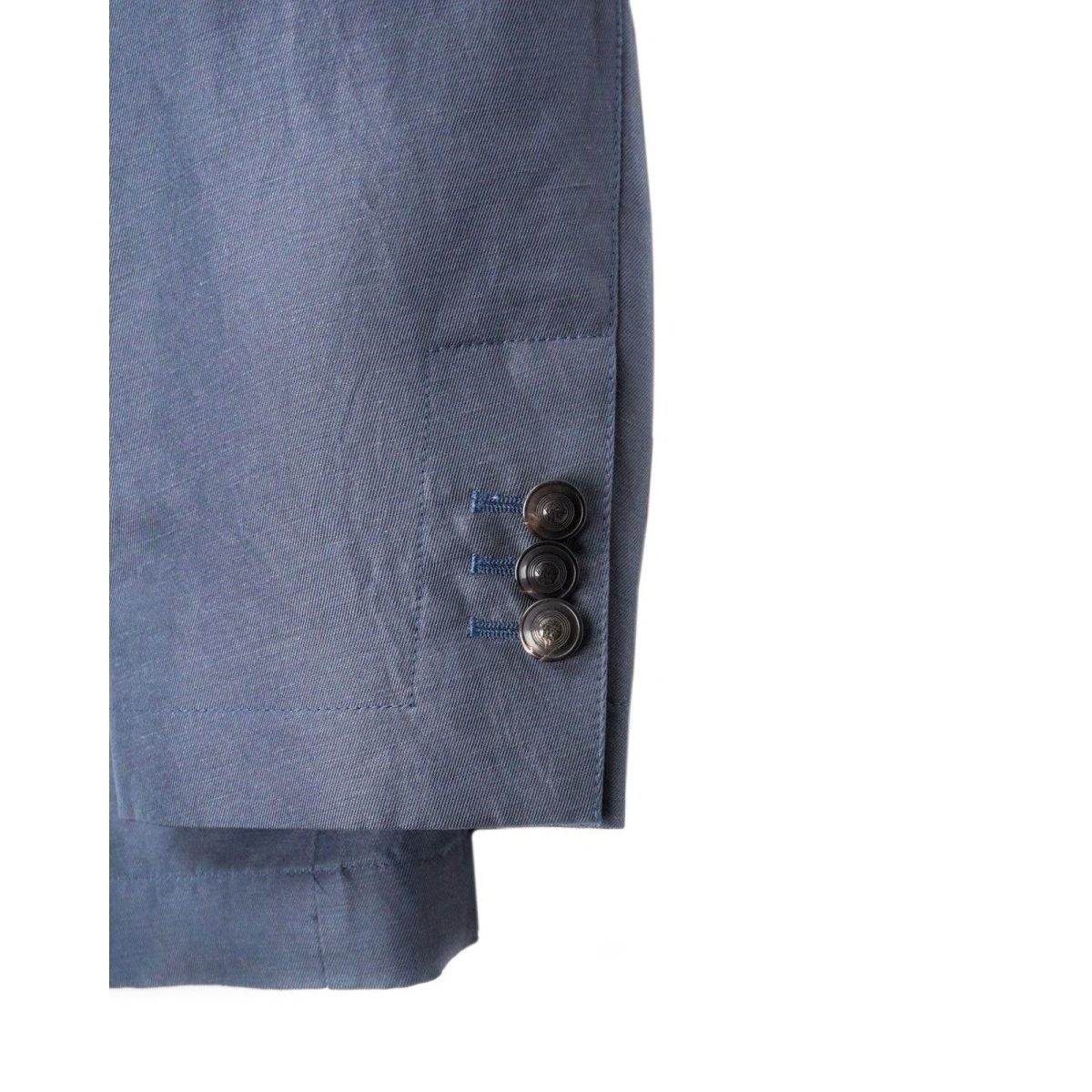 Gianni Versace Medusa Greca Logo Linen Blend Blazer Jacket — photo 4