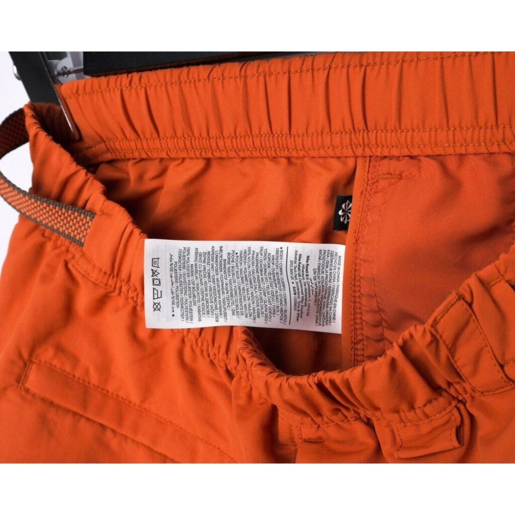 Nike ACG Woven Trail Hiking Orange Men’s Nylon Shorts — photo 9