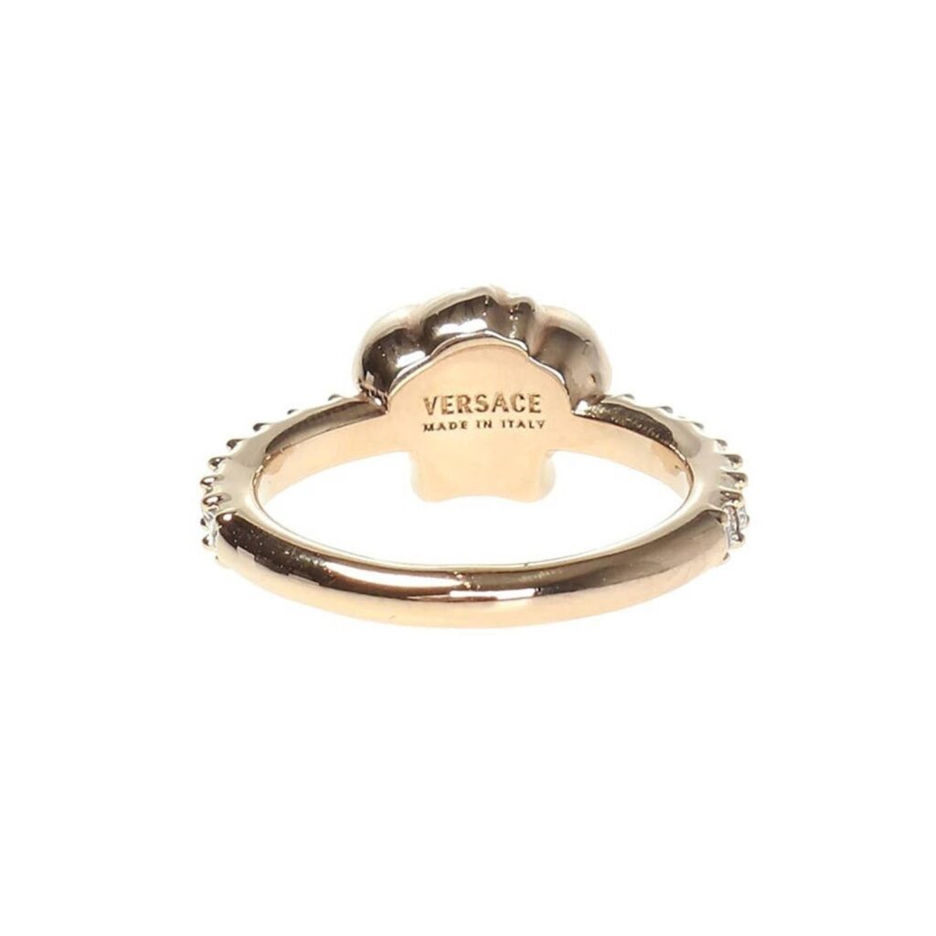 Versace Medusa Head Swarovski Womens Crystal Band Ring — photo 3