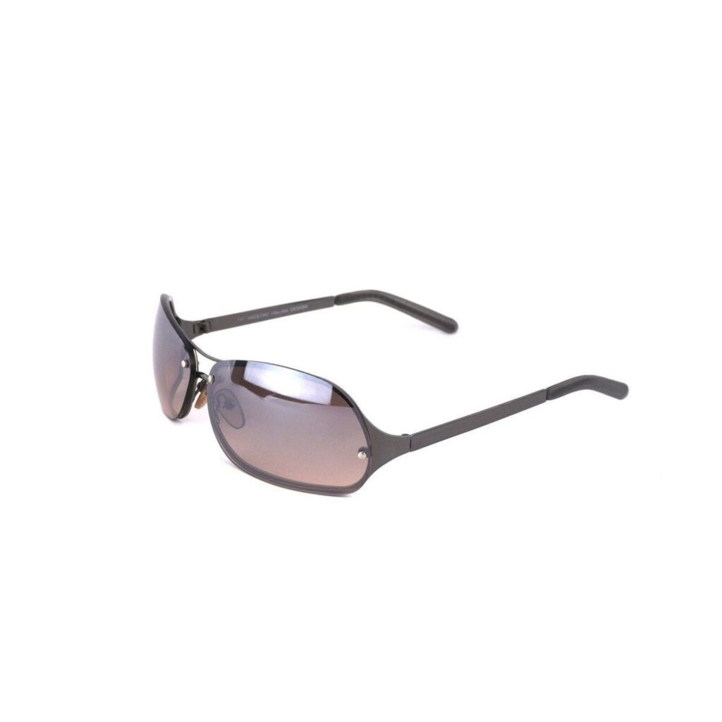 Vintage 90s Valentino 3328 Mirrored Lenses Silver Sunglasses