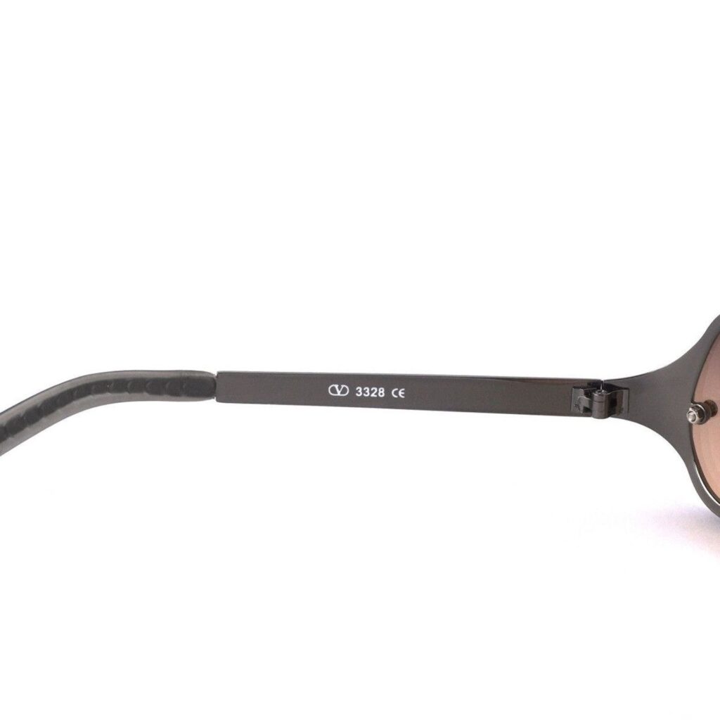 Vintage 90s Valentino 3328 Mirrored Lenses Silver Sunglasses — photo 4